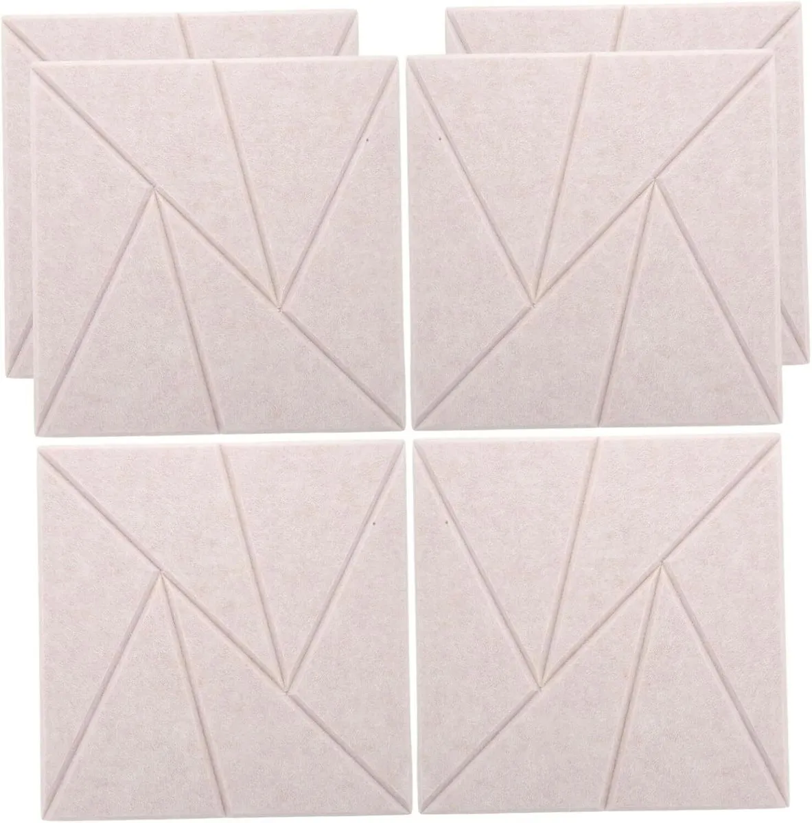 6pcs High Density Sound Absorbing Acoustic Insulation Board Noise
