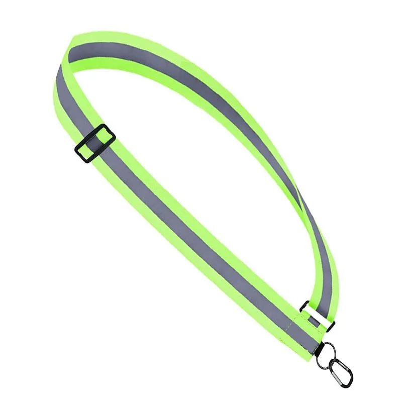 Reflective Adjustable Safety Belt for Running, Cycling, and Walking