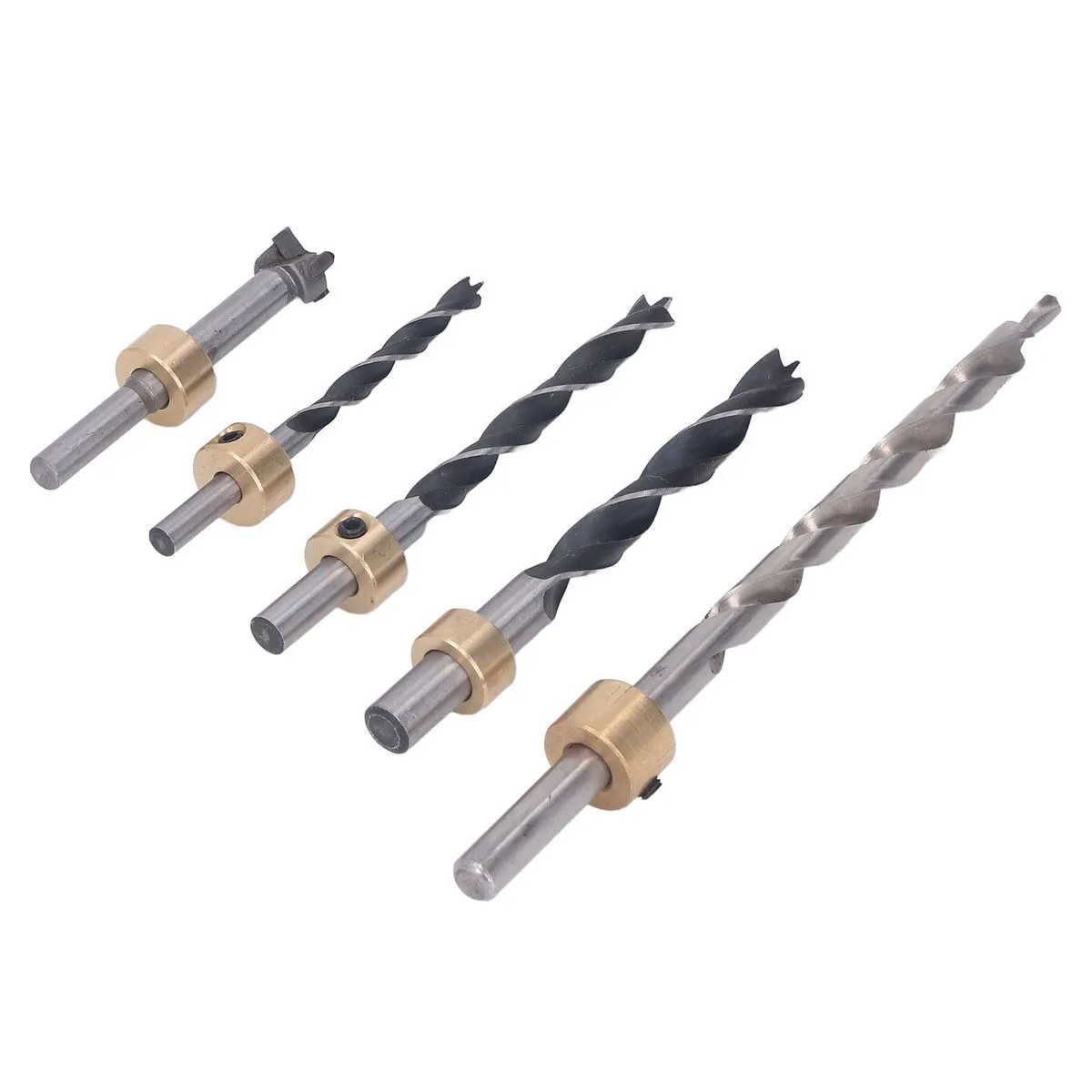 Woodworking Drill Bit Set 5 Piece Pocket Hole Kit