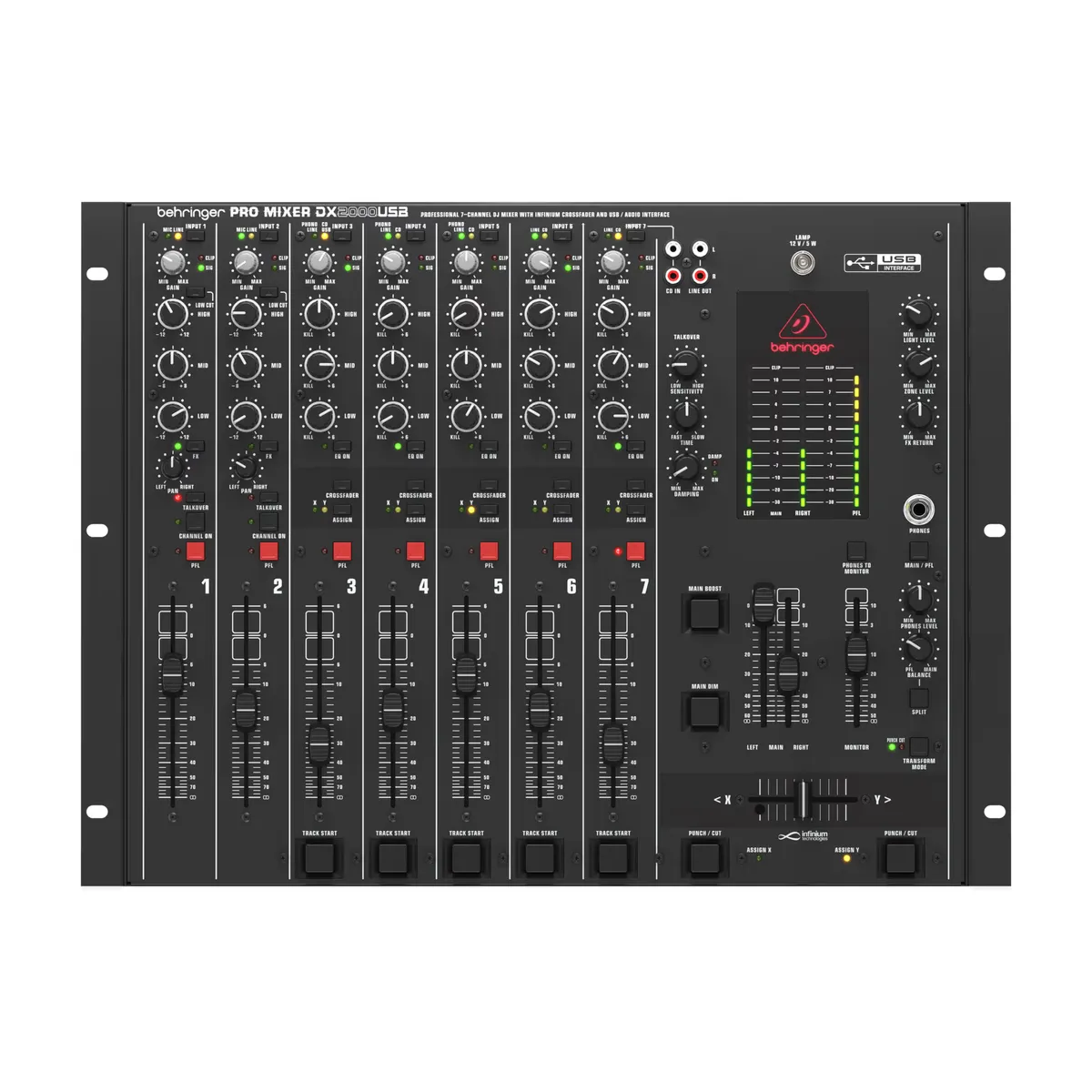Behringer DX2000USB - Professional 7-Channel DJ Mixer
