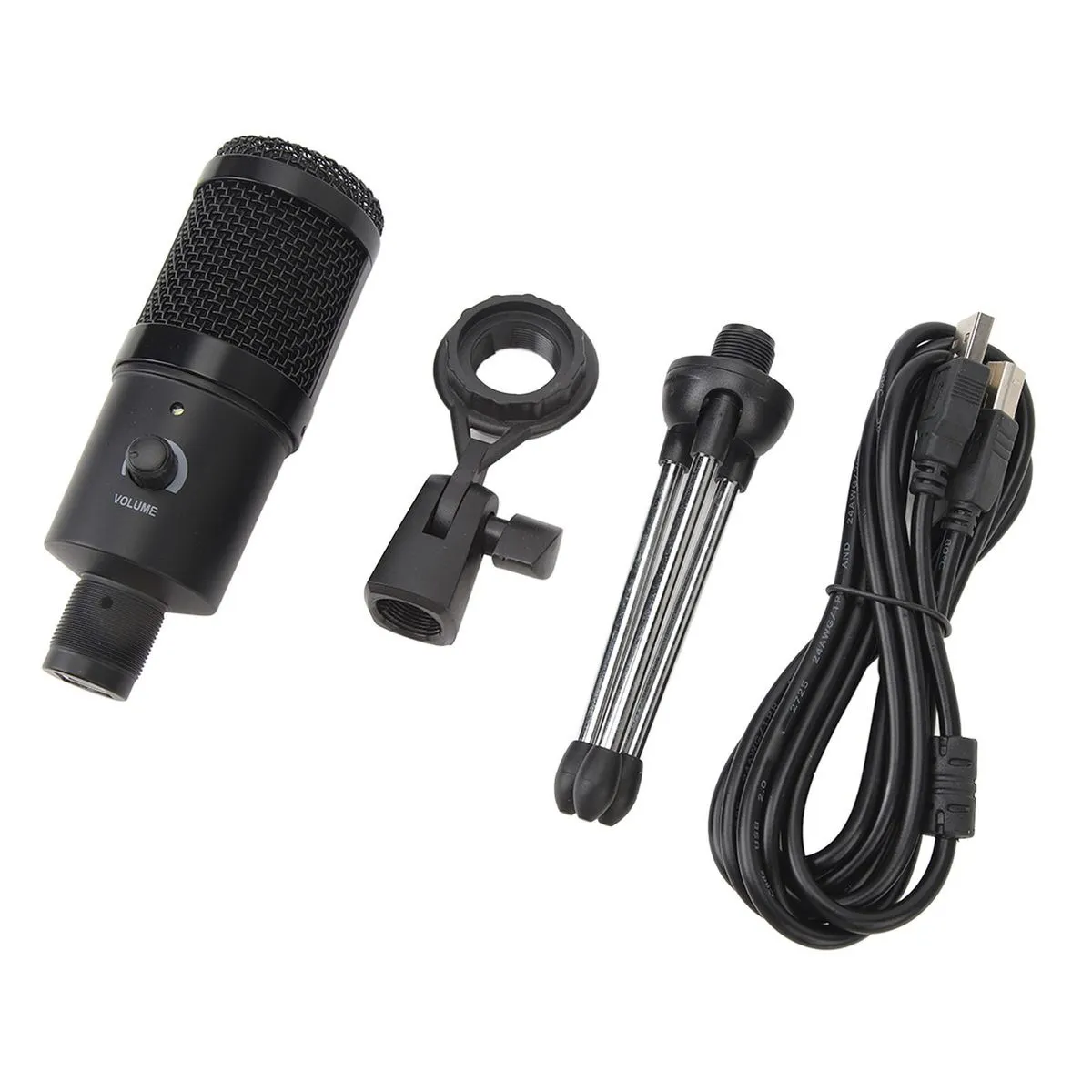 Condenser Recording Mic With Stand