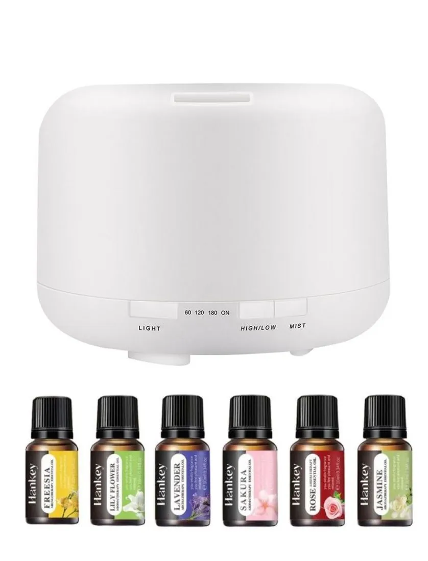 500ml Fansy Humidifier with 6 Piece Aroma Therapy Oils