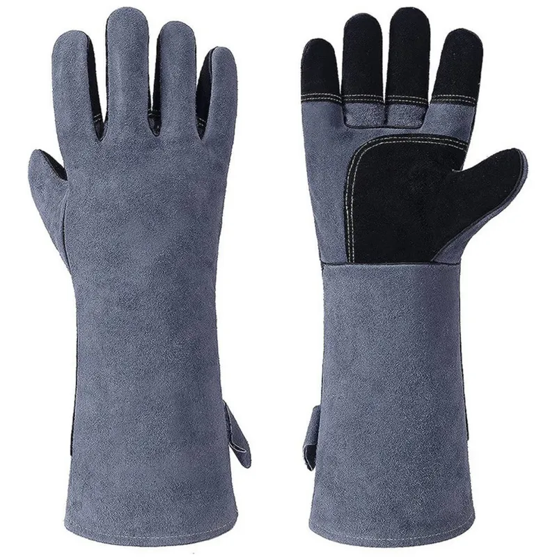 Leather Welding Gloves Anti-cut Fire Heat Resistant for Welding Braais BBQ