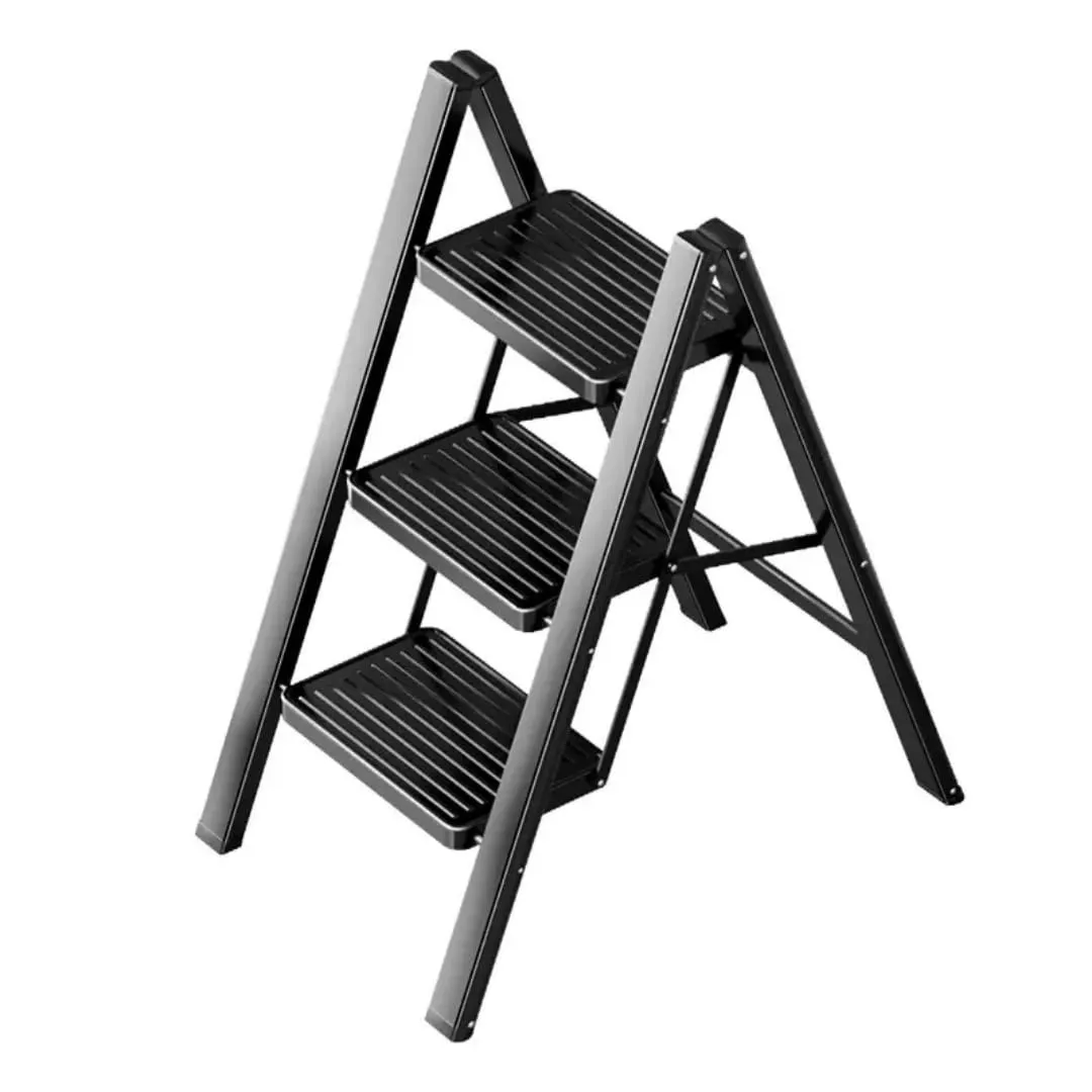 Multifunctional Aluminum Stepping Ladder Metal Stool 3-Step