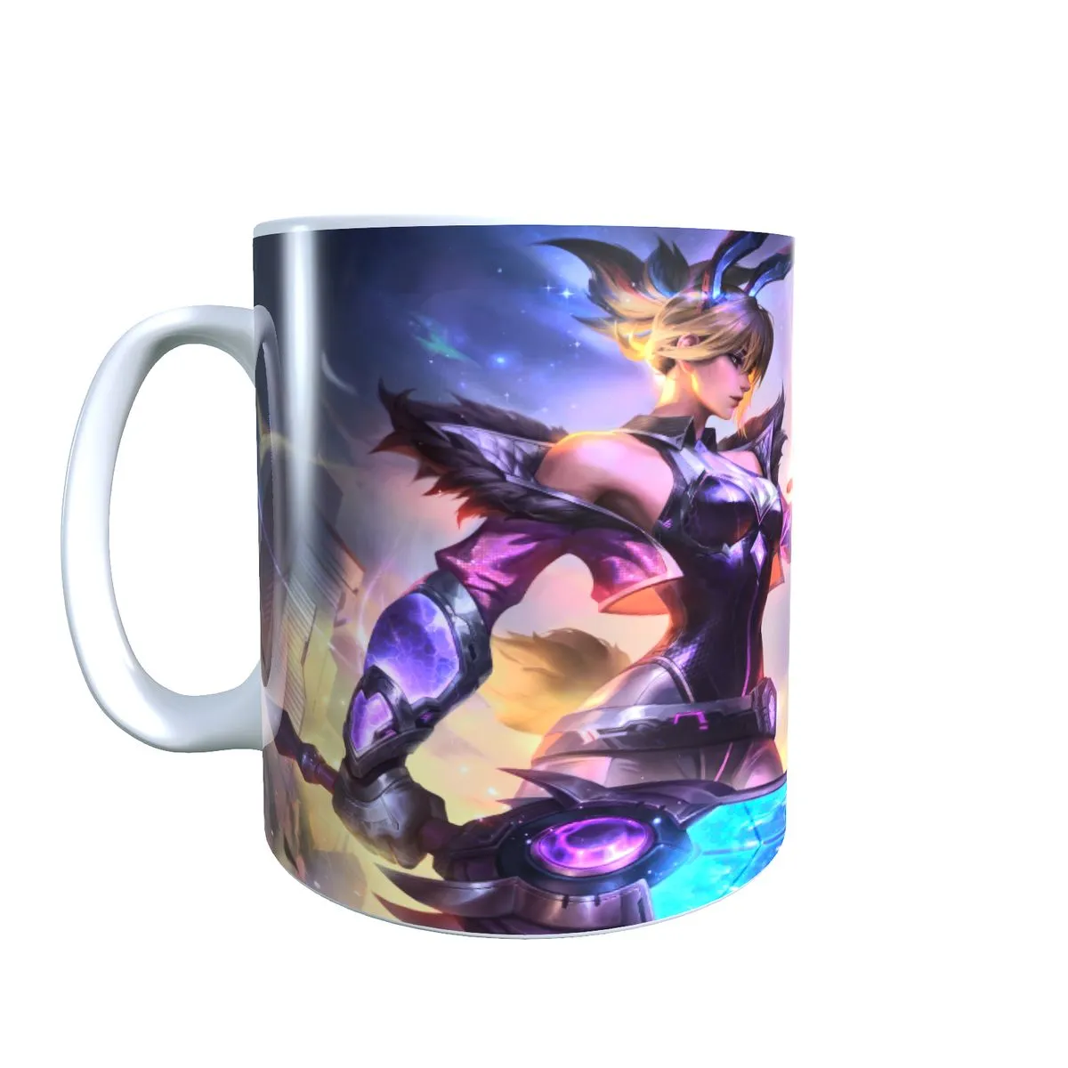 Riven Battle Bunny Prime Rose Quartz Chroma - League of Legends Coffee Mug