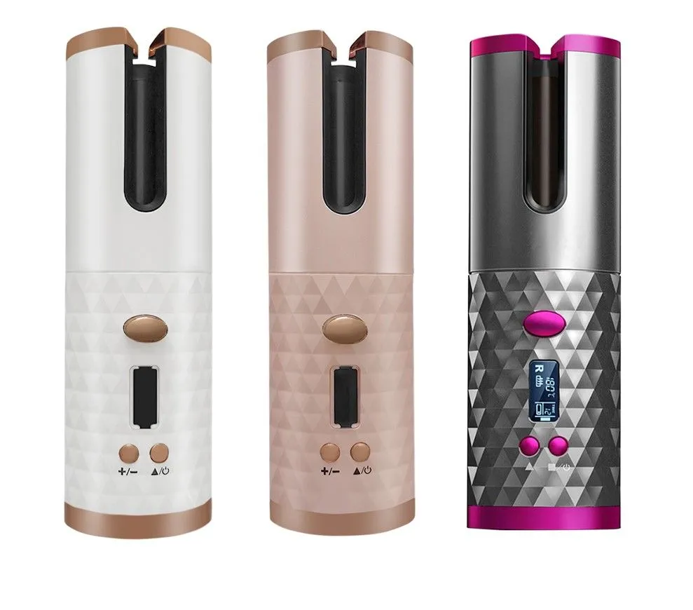 Cordless Rechargeable Automatic Hair Curler
