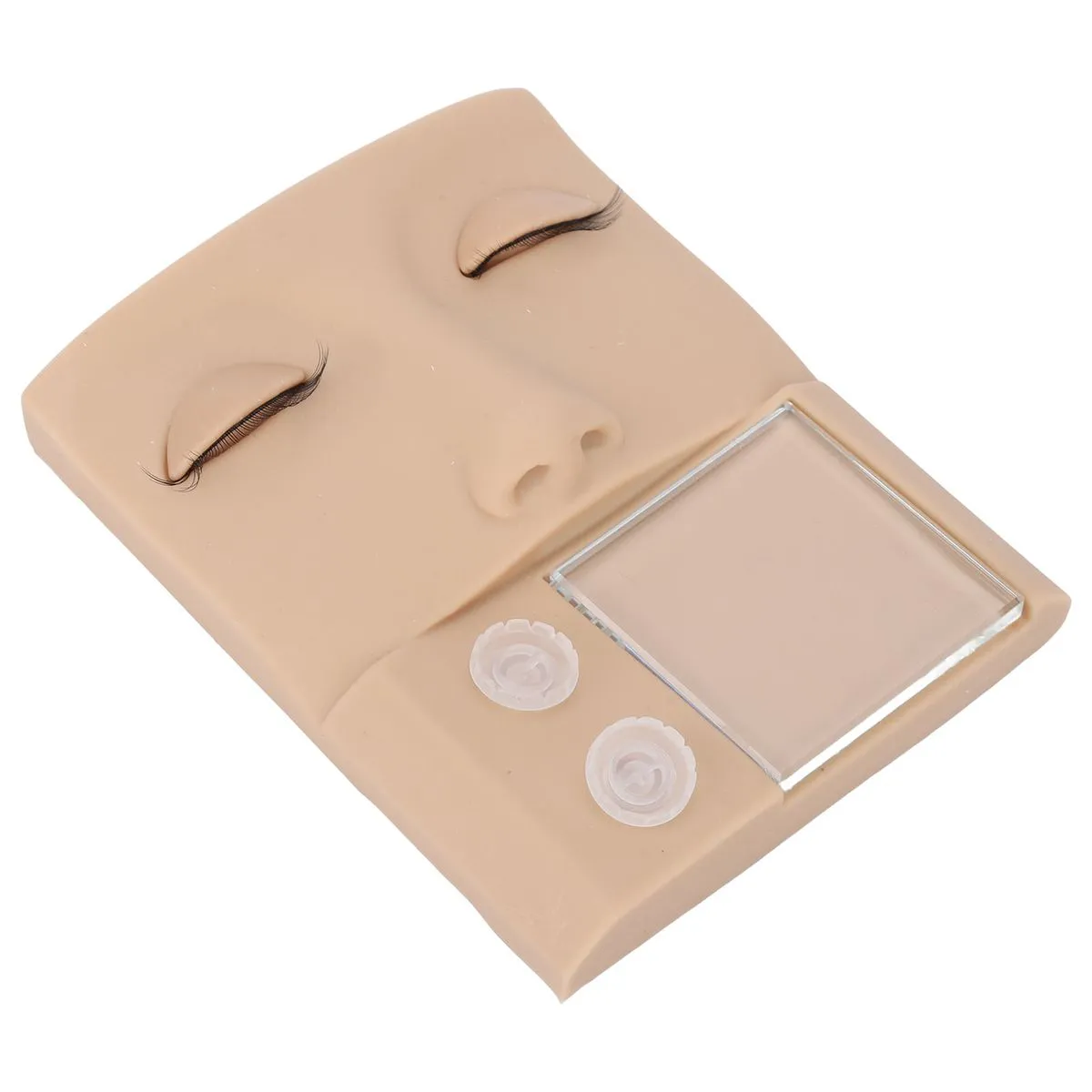 Silicon Lash Practice Face 3-in-1 Washable Head