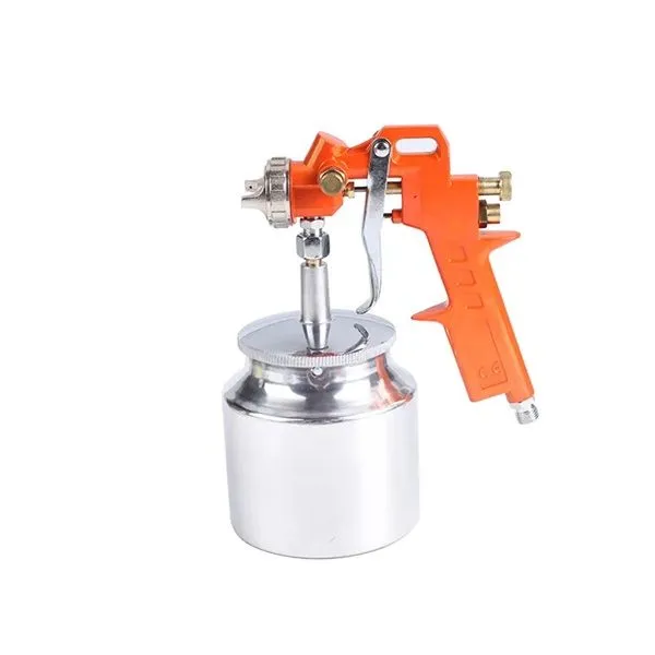 MTG-High Pressure Spray Gun Bottom Loader Silver