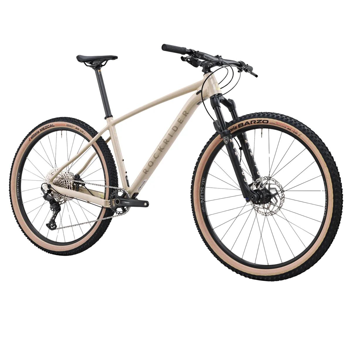 Rockrider 29" Semi-Rigid Aluminium Frame Touring MTB - RACE 540 Beige