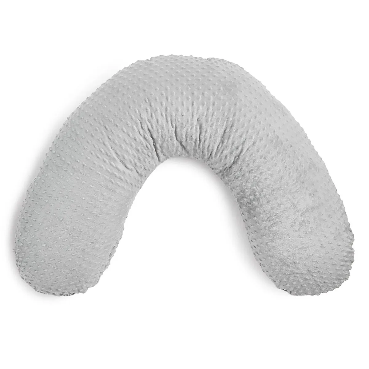 George & Mason Baby - Preggy Roll Pillow - Bubble Plush Grey
