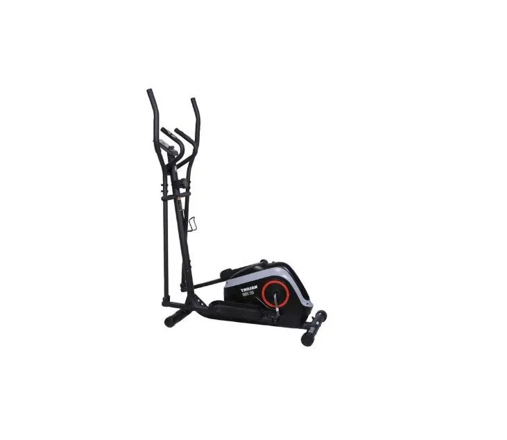 Elliptical Cross Trainer with LCD Display and Adjustable Resistance