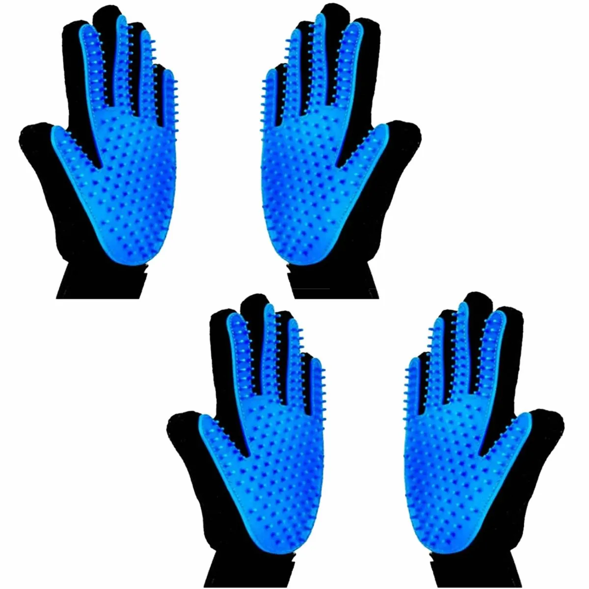 Pet Glove, Pet Grooming Bathing Washing Hair Remover Brush Fur Mitts