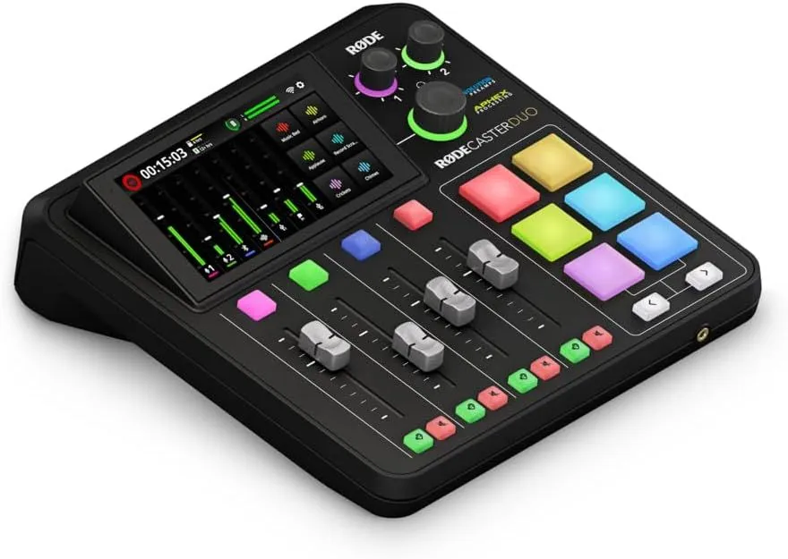 RODE RODECaster Duo Audio Production Console - Black