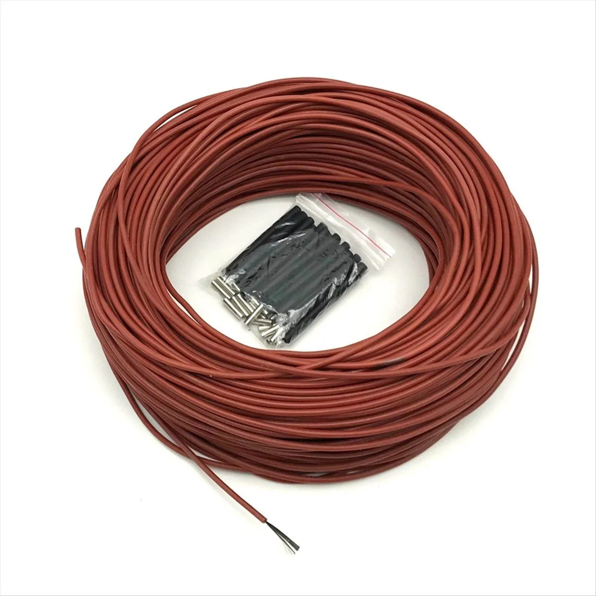 12K HEAT 50M 33 /M Carbon Heating Cable 3MM Floor Warming Wire