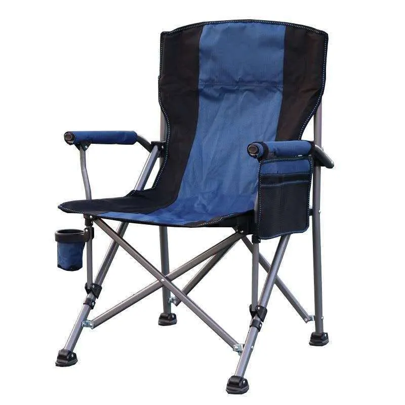 Large Portable Folding Chair, Outdoor Camping Beach Director Chair