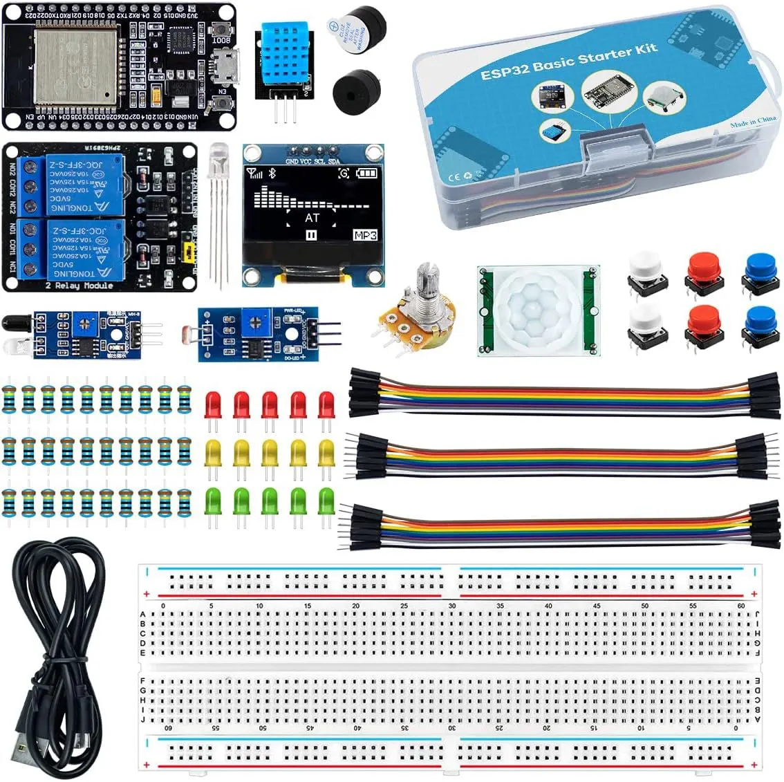 Basic Starter Kit for ESP32 ESP-32S WiFi I OT Development Board