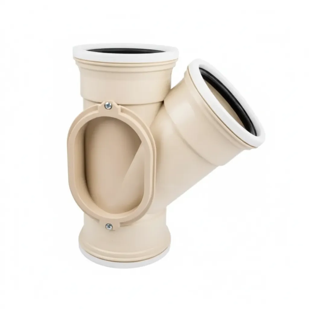 45 Degree 110mm Underground Drainage Junction Fitting