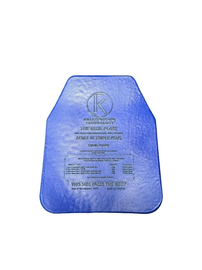 Bullet Resistant Ballistic Plate (Level III+++) - The Blue Plate