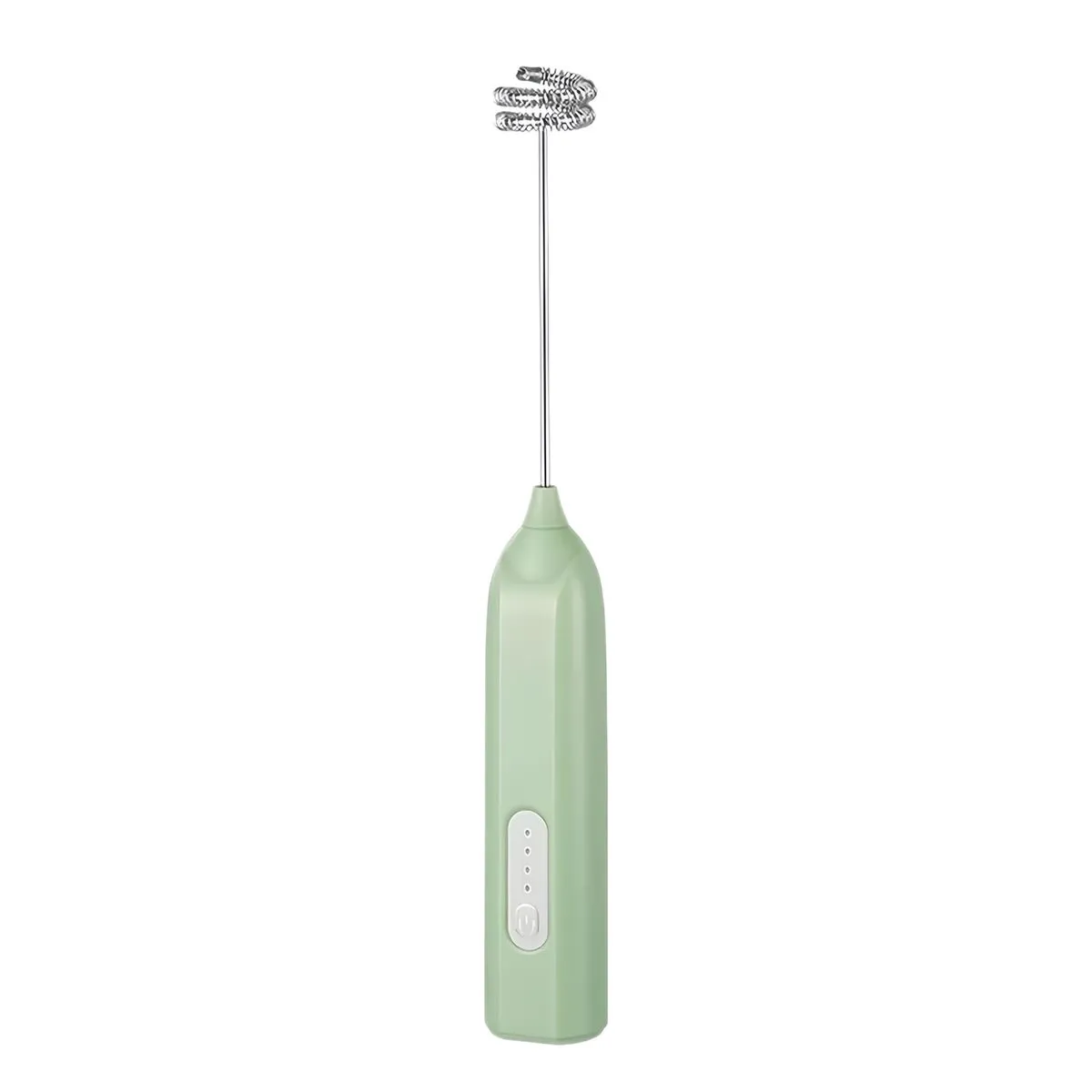 Household Electric Handheld Milk Frother, Light Green Coffee Cream Stirrer