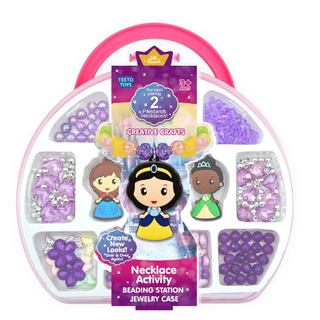 Portable Beading Jewelery Kit - Beauty Arts & Crafts Toy for Girls