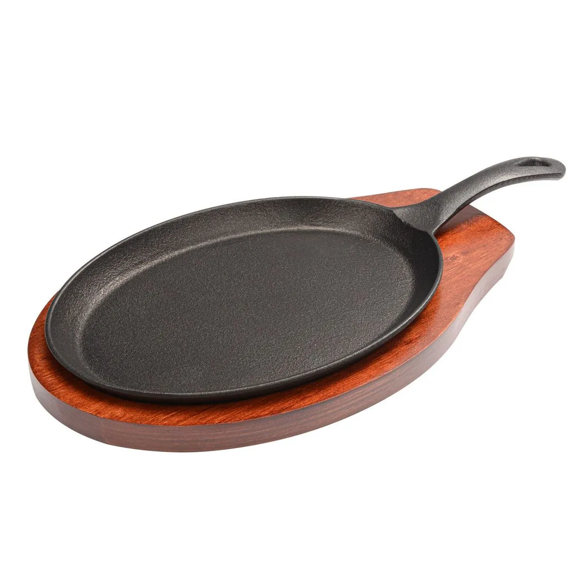 Cast Iron Skillet And Wood Underliner