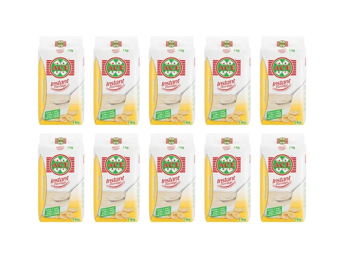 Ace Instant Porridge Banana - 10 x 1kg