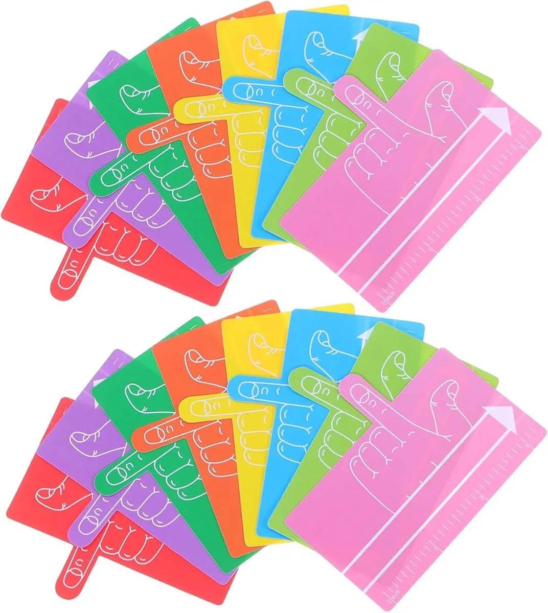Colorful Reading Guide Strips Dyslexia Tool Handwriting Aid