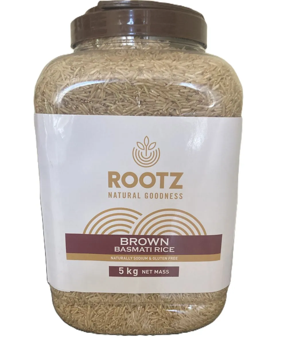 Rootz Brown Basmati Rice 5kg