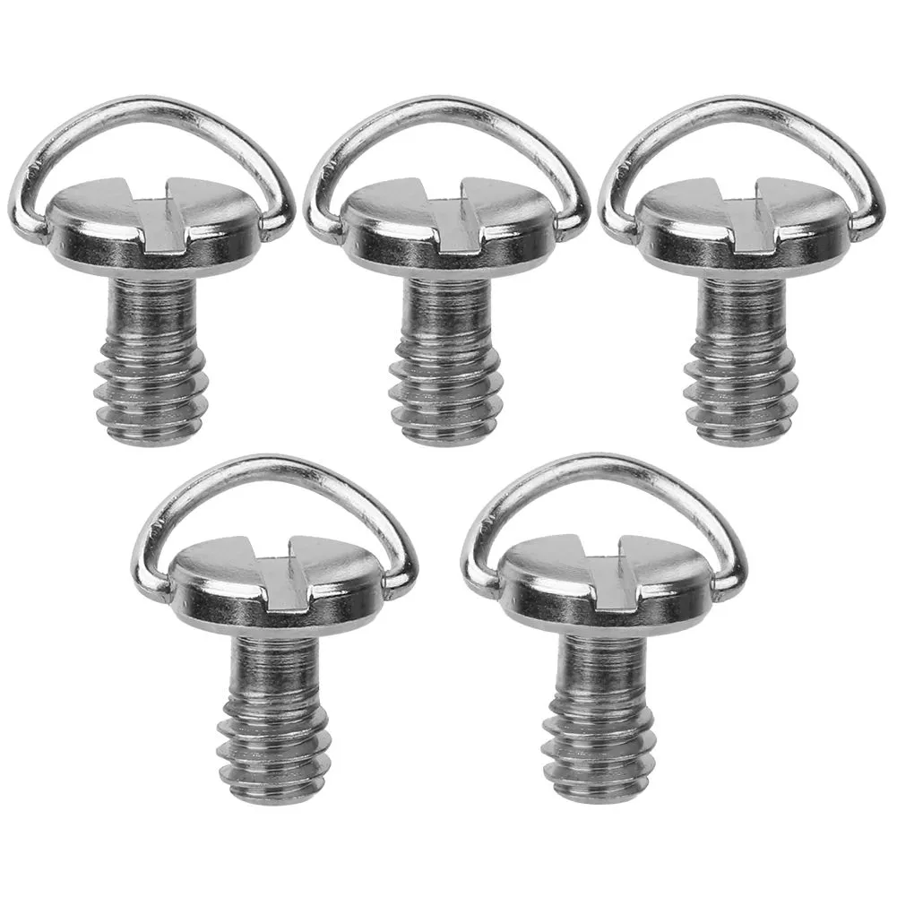 5 Pieces 1/4" Folding C-Ring Quick Release Adapters Fashion Jewelry