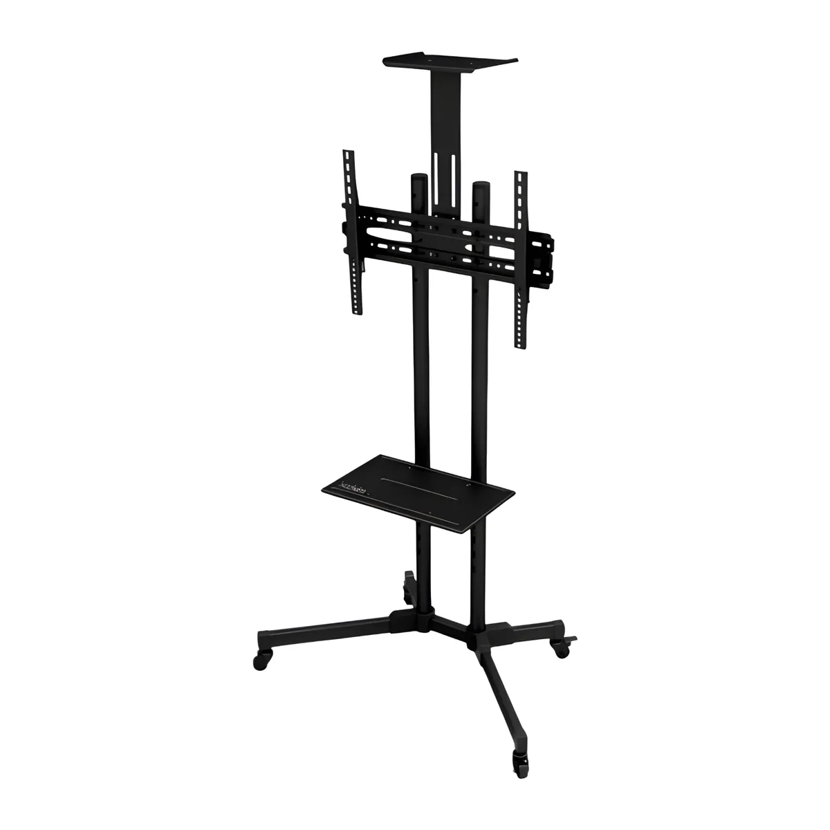 360-Degree Movable Floor TV Mount Cart with Wheels