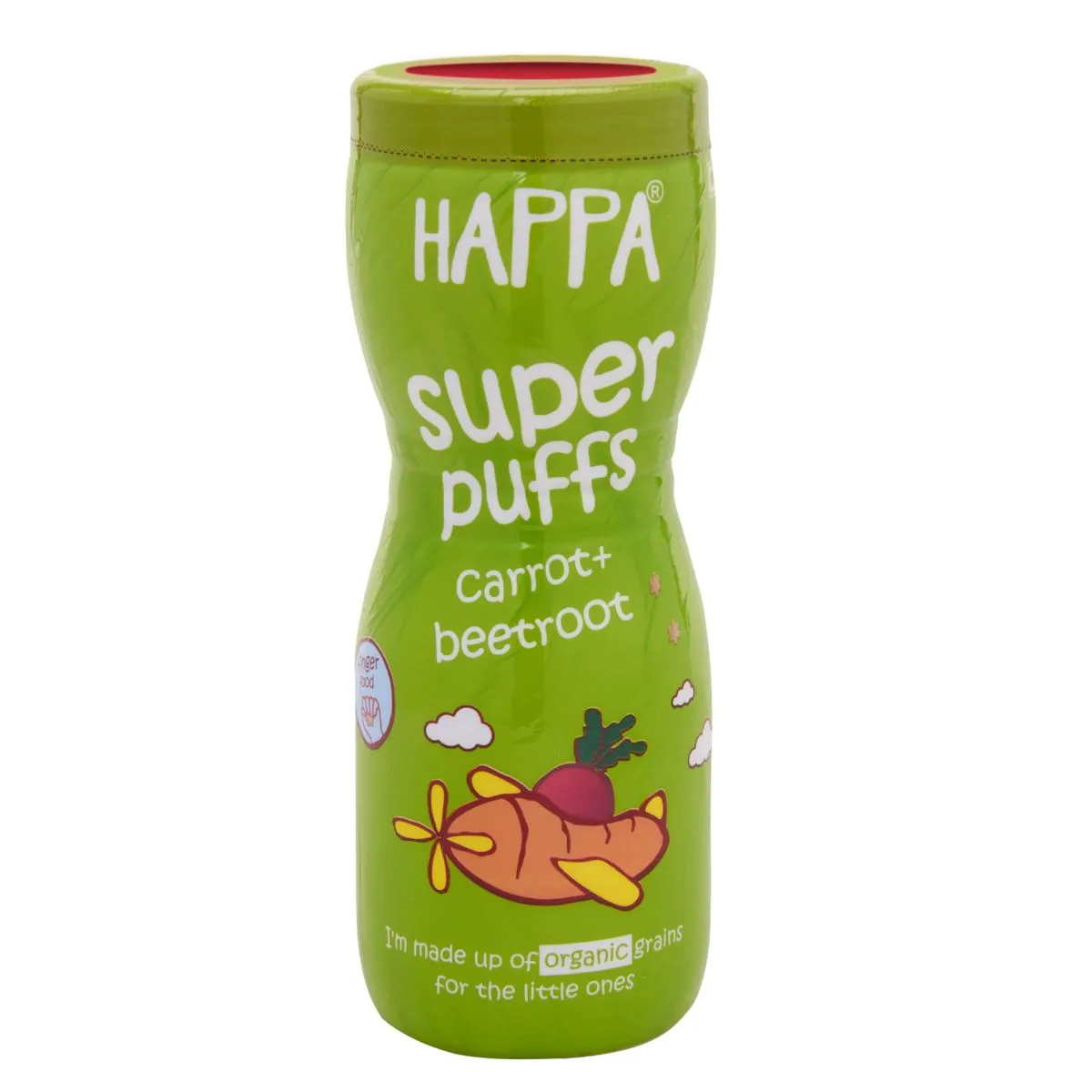 Happa Organic Carrot with Beetroot Melts Super Puffs 40g