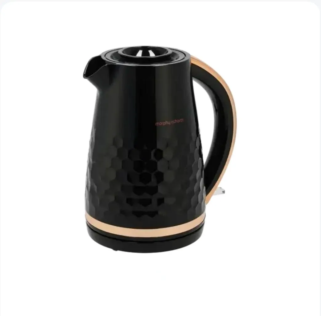 Morphy Richards Hive 3kW Kettle - Black and Rose Gold