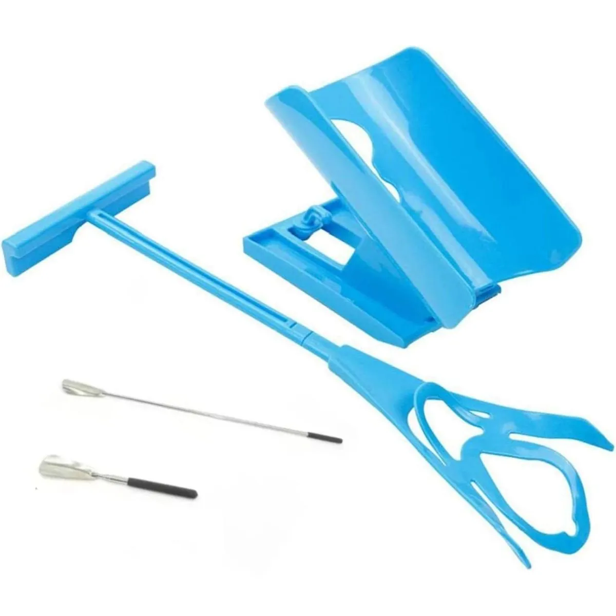 Sock Slider Dressing Aid & Extendable Stainless Steel Shoe Horn