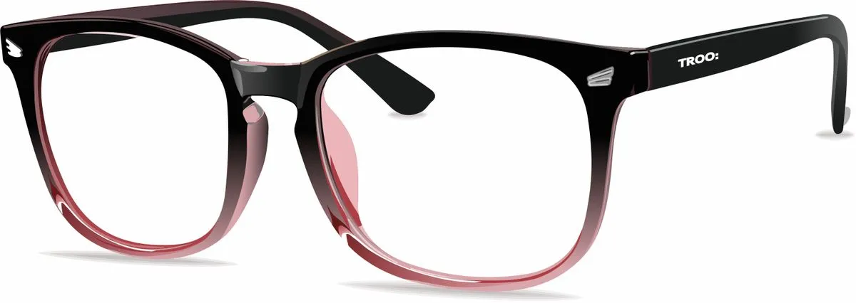 TROO Blue Light Blocking Wayfarer Glasses (Computer/Gaming/TV/Phone) - Ombre