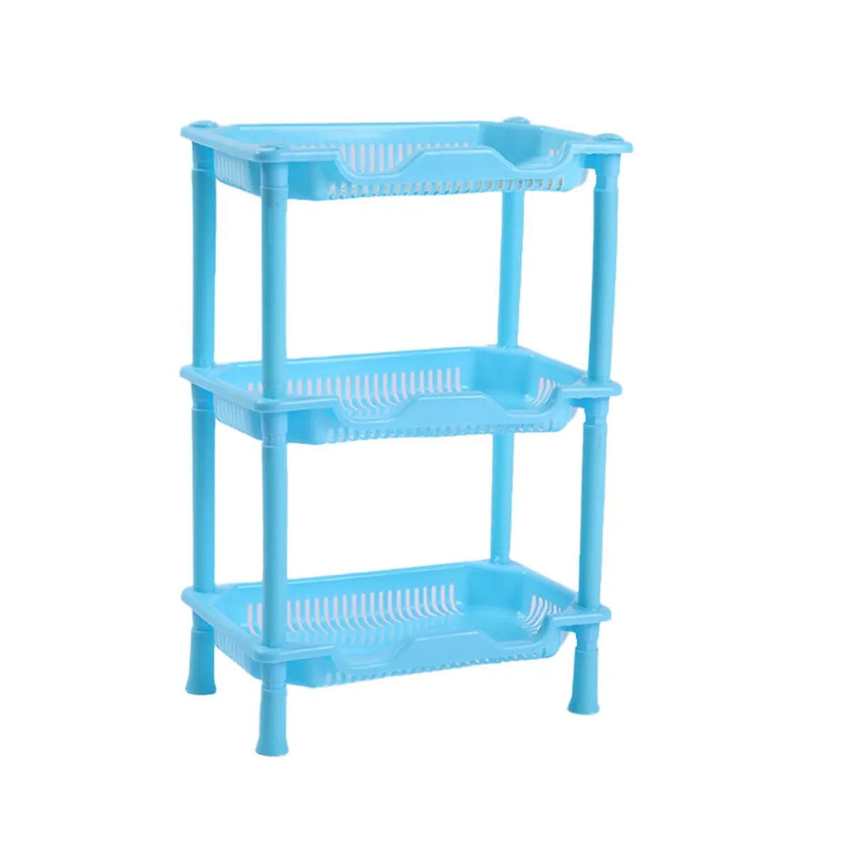 3-layer Shelving Organizer Storage Rack Kitchen Storage - Blue