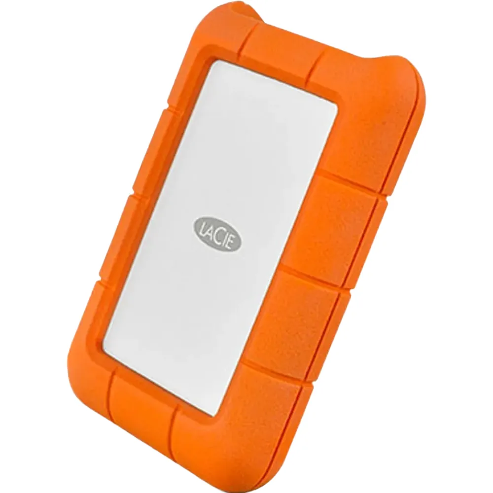 LaCie External Hard Drives - 4TB Orange Hard Drive - USB C Mobile Harddrive