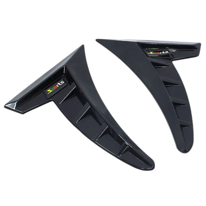 Universal Stick on Intake Grille Vents - Set - Black