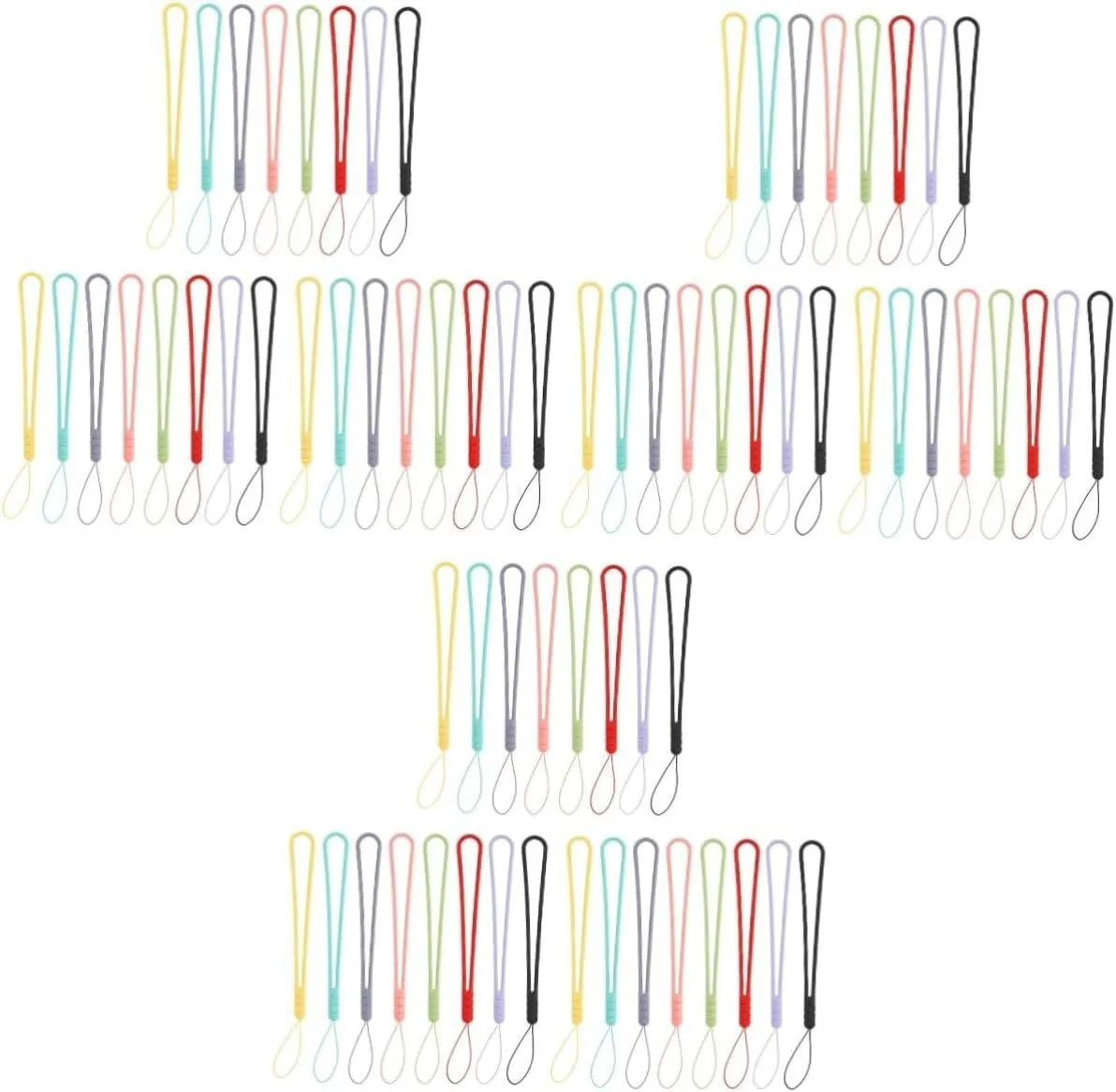 Liquid Silicone Phone Lanyard Elastic Mobile Chain For Phone Cases Keys An