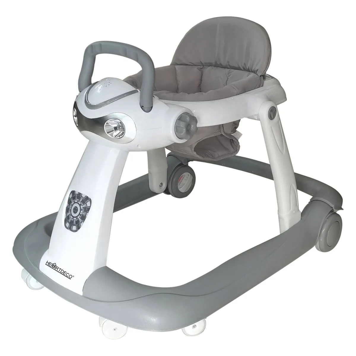 Heartdeco Foldable Baby Walker - Grey