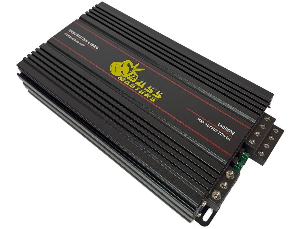 BASSMASTERS BASS-STATION 4.1600X 4 Channel Amplifier 14000W