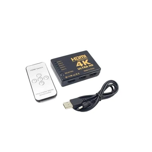 Q-501K 4K Ultra HDMI 3 Port Switcher