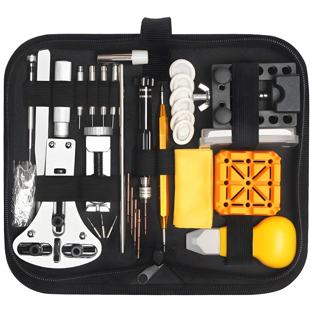 155Pcs Watch Repair Tool Kit Watch Link Removal Tool Set with Carrying Case