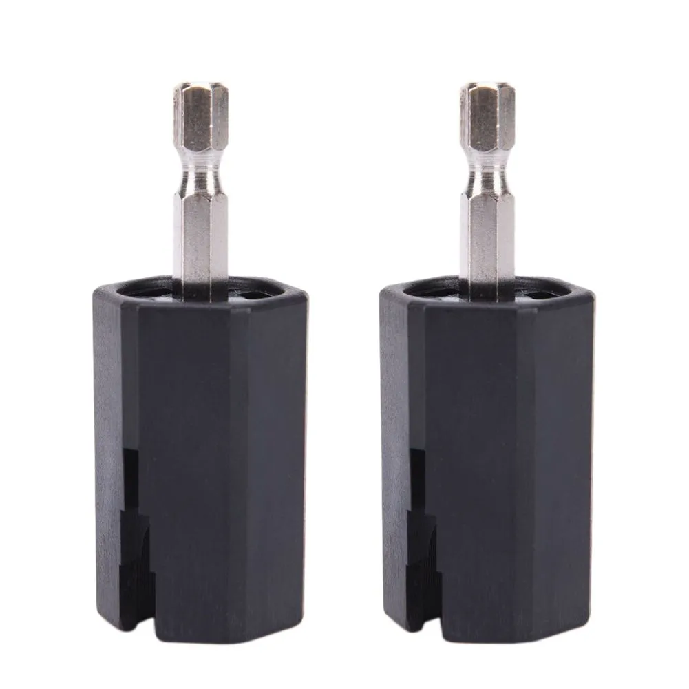 2Pcs String Winder Tuning Peg Puller Replace Electric Drill for Guitar Bass