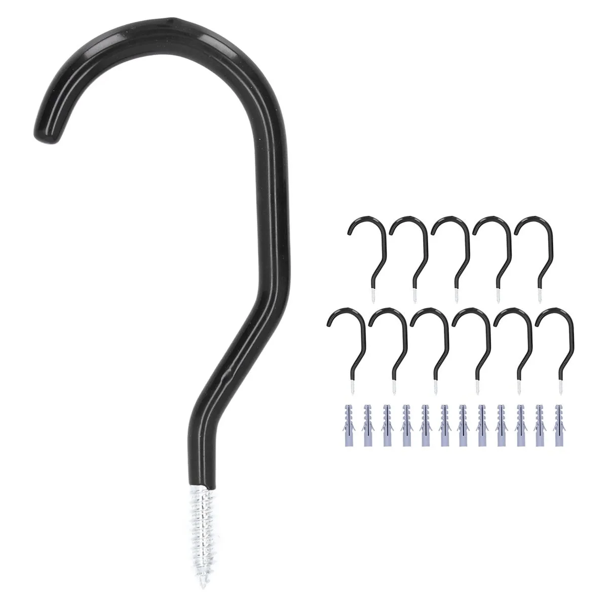 Garage Bicycle Hooks Coated Wall Ceiling Storage