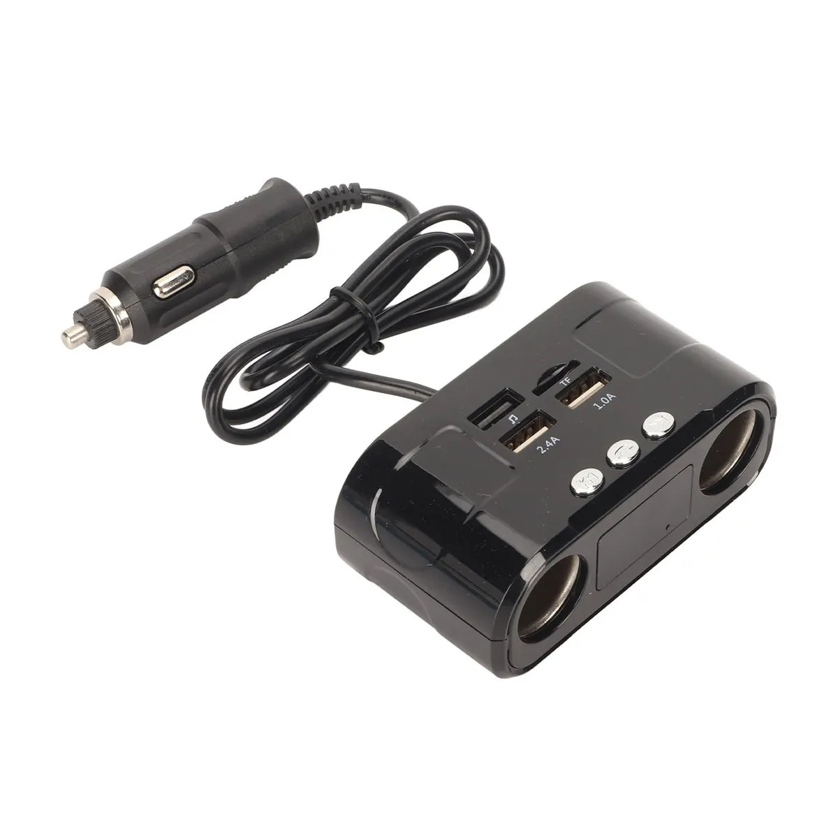 Dual USB Car Charger, BT, 12-24V