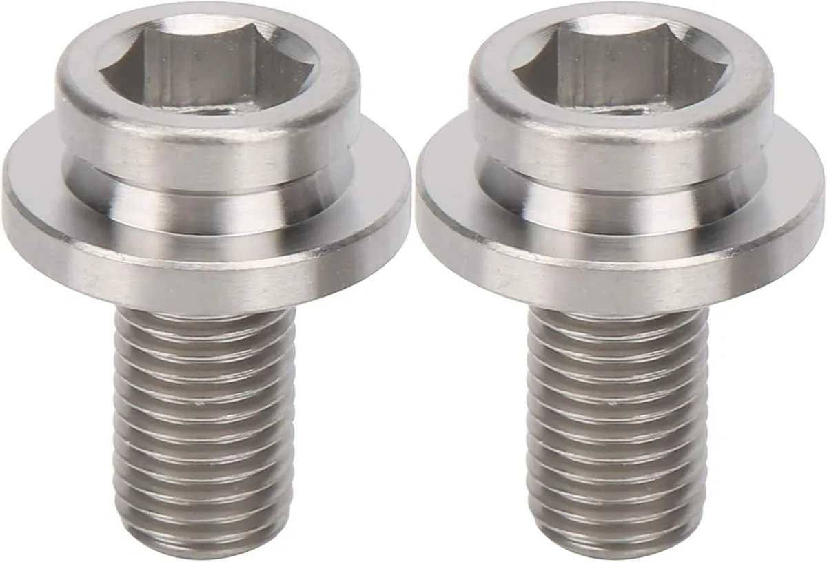 2Pcs Bicycle Titanium Alloy Crank Arm Fixing Screw Bolts for Folding Bike