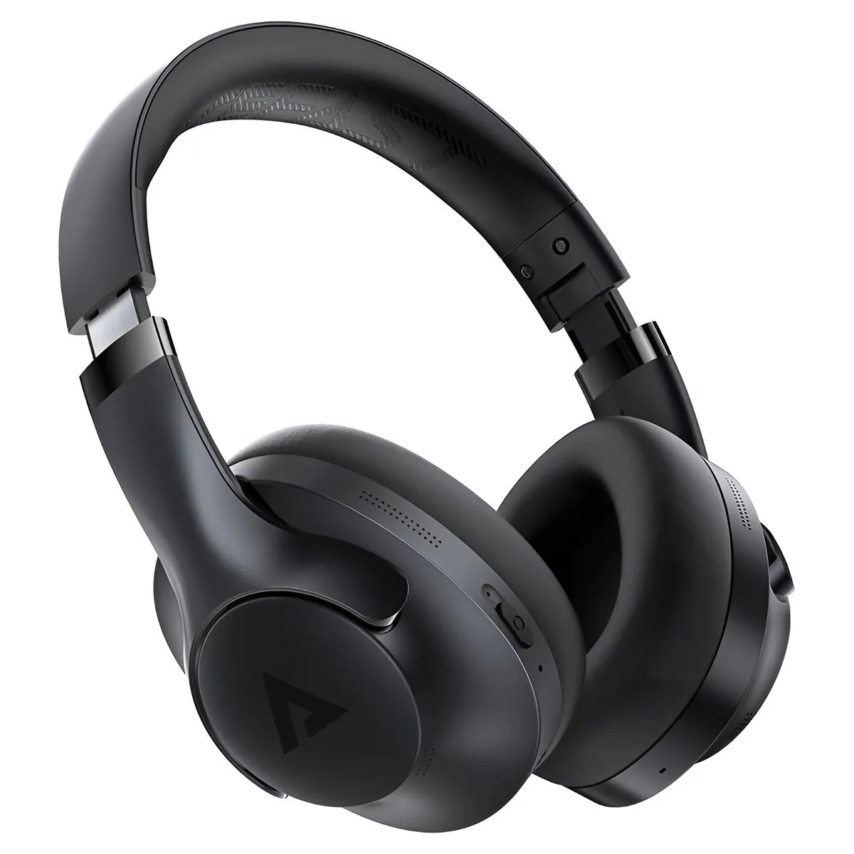 Acefast H4 Over-Ear ANC Headphones: 40mm Drivers, 55H Battery, V5.3, IPX4 - Black