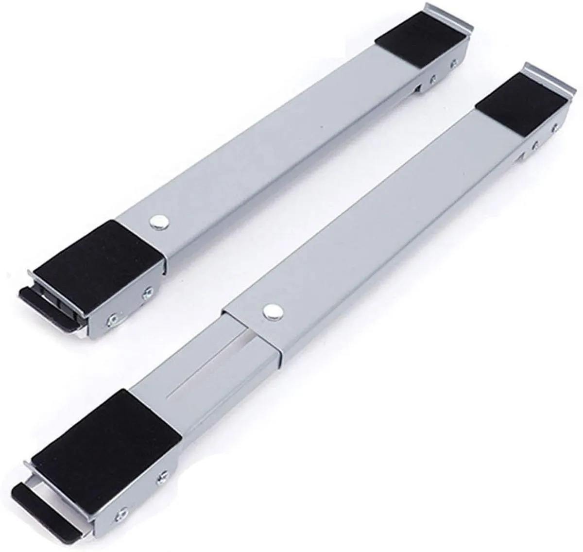 Pack of 2 Telescopic Furnitures and Appliances Base Transporter Trolley