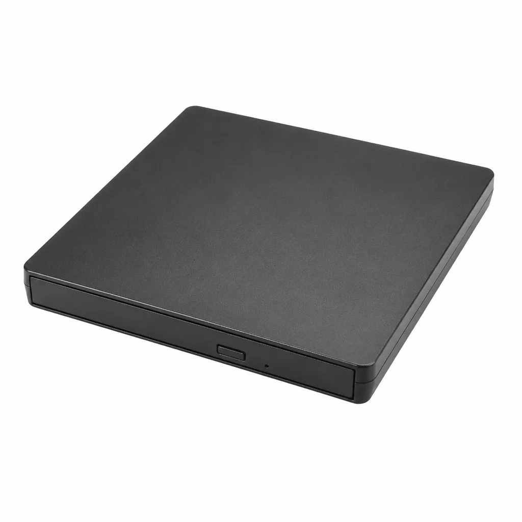 External Dvd Rw Drive USB 3.0 for Pc and Laptop Embedded Cable Design