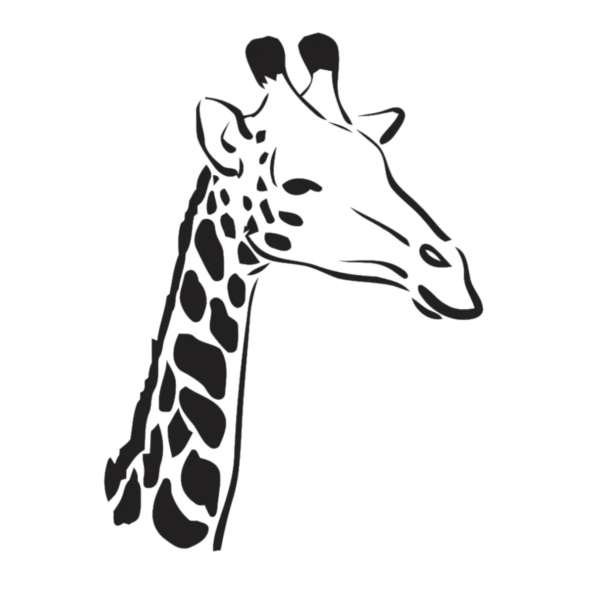 Vinyl Car Stickers - Giraffe Set